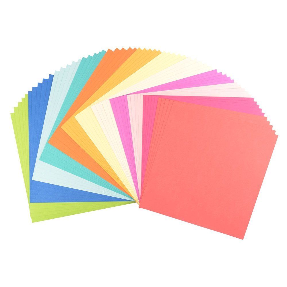 Florence • Papier Cartoné Lisse 30,5x30,5cm Pastel x60 - Boutiscrap